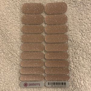 Jamberry Nails Rose Gold Sparkle full sheet